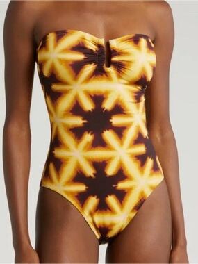 Ulla Johnson Monterey Strapless Maillot Swimwear One Piece Medium